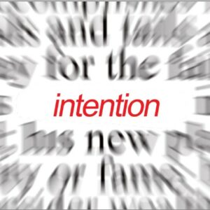 Intention in Recovery